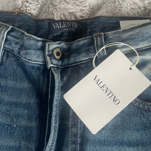 Valentino Mens Slim-Fit Denim Jeans Blue Sz 32 - Picture 5 of 11